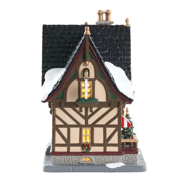 Negozio di Regali The Christmas Cubby H 20 cm Edificio Illuminato Lemax - 85387 - immagine 2