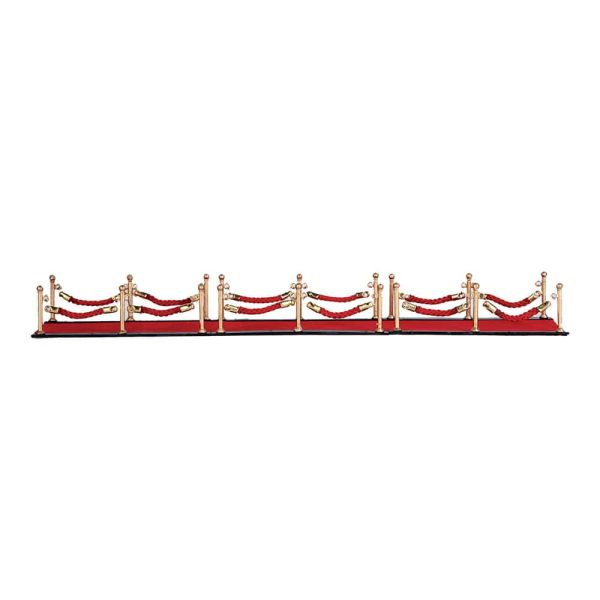 Tappeto Rosso Red Carpet H 3 cm, set di 7 pezzi Accessorio Lemax - 64070