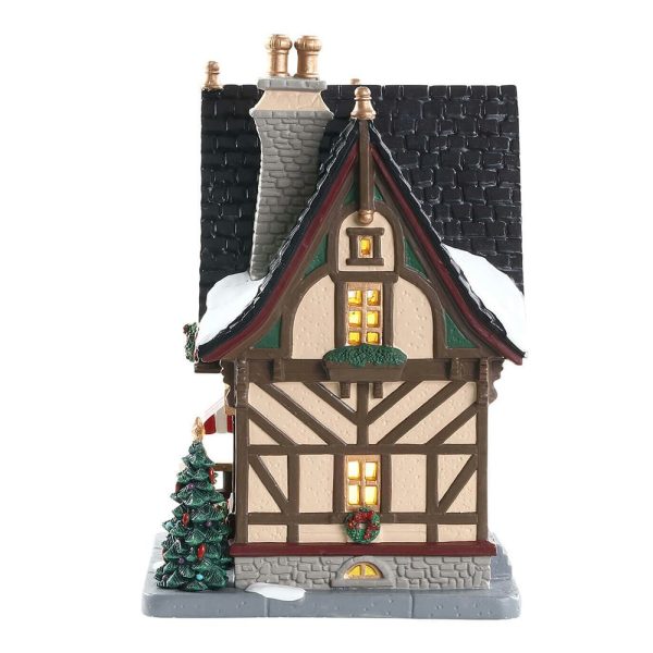 Negozio di Regali The Christmas Cubby H 20 cm Edificio Illuminato Lemax - 85387 - immagine 3