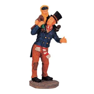 Bob e il Piccolo Tim Bob Cratchit and Tiny Tim H 7 cm Personaggio Lemax - 02403