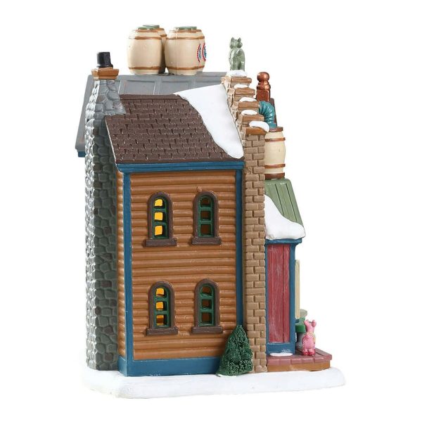 Laboratorio Artigianale Create a Reindeer H 16 cm Edificio Illuminato Lemax - 85326 - immagine 3