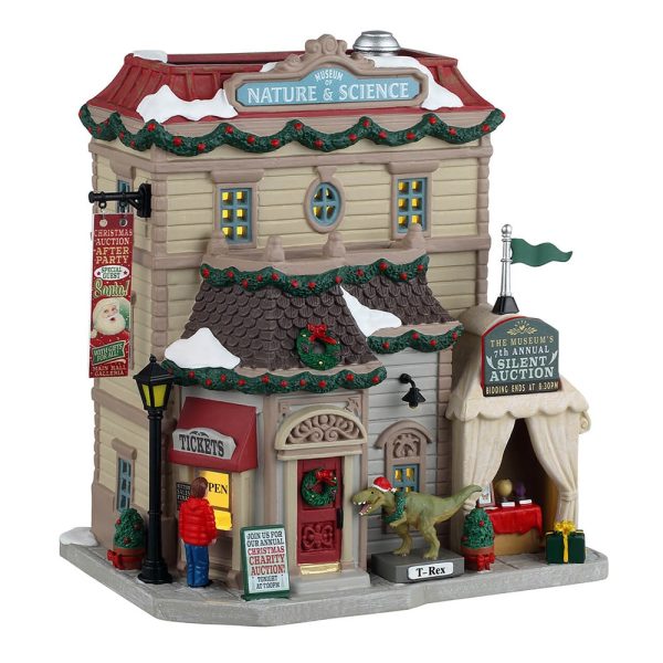 Museo di Storia Naturale Museum of Nature & Science H 20 cm Edificio Illuminato Lemax - 45276