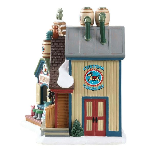 Laboratorio Artigianale Create a Reindeer H 16 cm Edificio Illuminato Lemax - 85326 - immagine 2