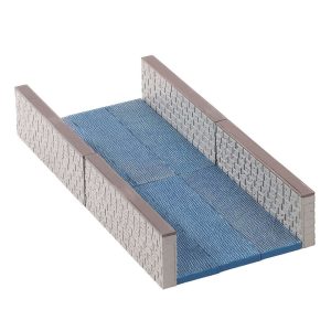 Canale di Città Canal Wall H 5 cm, set di 10 pezzi Accessorio Lemax - 04764