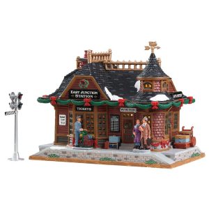 Stazione Ferroviaria East Junction Station H 18 cm Edificio Illuminato Lemax - 75256