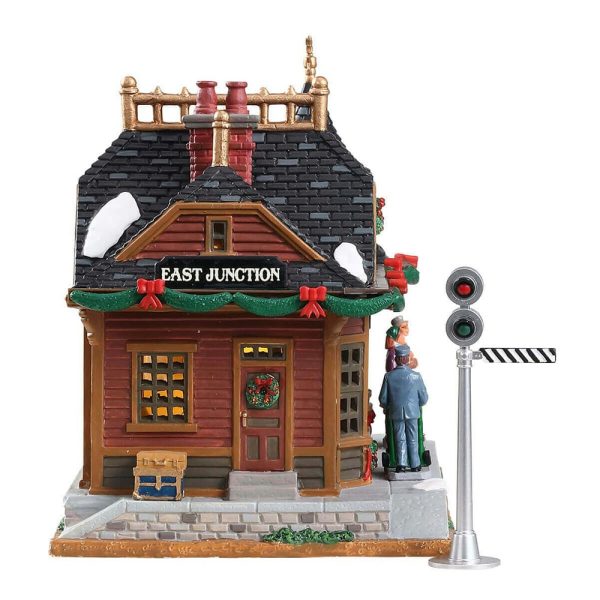 Stazione Ferroviaria East Junction Station H 18 cm Edificio Illuminato Lemax - 75256 - immagine 2