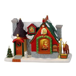 Chiosco di Babbo Natale Santa's Snack Shack H 14 cm Edificio Illuminato Lemax - 45271