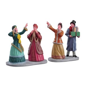 Compere tra le Vetrine Window Shoppers H 7 cm, set da 2 pezzi Personaggio Lemax - 62451