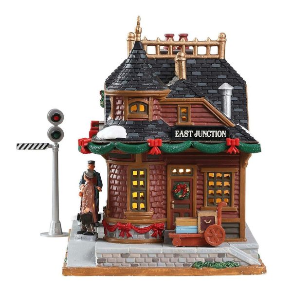 Stazione Ferroviaria East Junction Station H 18 cm Edificio Illuminato Lemax - 75256 - immagine 3