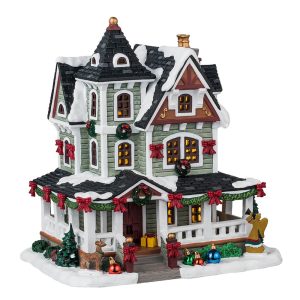 Natale a Casa Whitbey Residence H 20 cm Edificio Illuminato Lemax - 45243