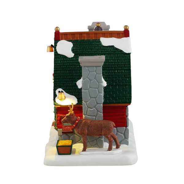 Chiosco di Babbo Natale Santa's Snack Shack H 14 cm Edificio Illuminato Lemax - 45271 - immagine 2
