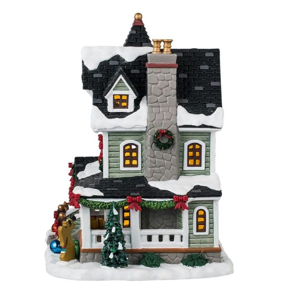 Natale a Casa Whitbey Residence H 20 cm Edificio Illuminato Lemax - 45243 - immagine 2