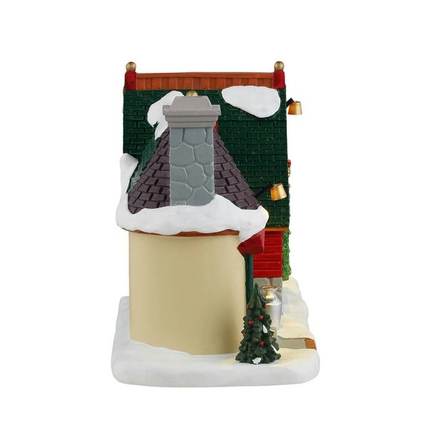 Chiosco di Babbo Natale Santa's Snack Shack H 14 cm Edificio Illuminato Lemax - 45271 - immagine 3