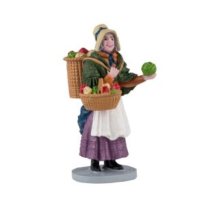 Venditrice di Verdura Vegetable Vendor H 7 cm Personaggio Lemax - 42317