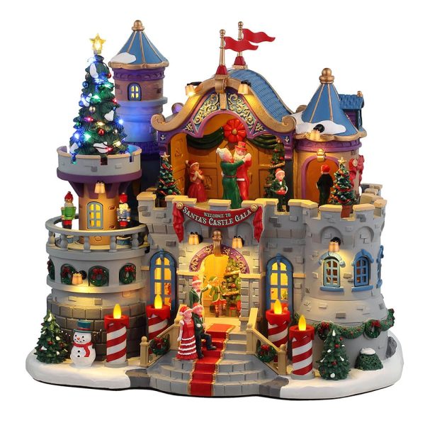 Ballo di Gala al Castello di Babbo Natale Santa's Castle Gala H 25 cm Edificio in Movimento Lemax - 45270 - immagine 2