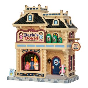 Boutique di Bambole Darla's Dolls H 19 cm Edificio Illuminato Lemax - 55016