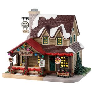 Bisteccheria Three Black Bears Bar & Grill H 15 cm Edificio Illuminato Lemax - 35078