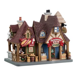 Mercato Rinascimentale Reinassance Fair Shops H 17 cm Edificio Illuminato Lemax - 45260