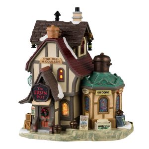 Tavola Calda The Iron Pot  H 18 cm Edificio Illuminato Lemax - 45262