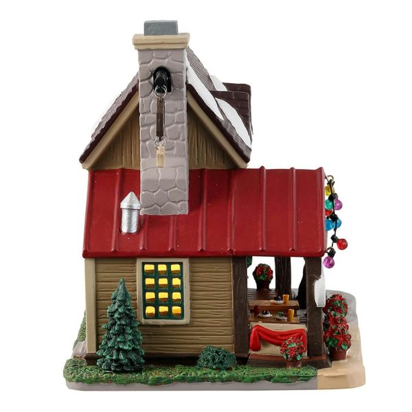 Bisteccheria Three Black Bears Bar & Grill H 15 cm Edificio Illuminato Lemax - 35078 - immagine 3