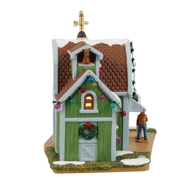 Fattoria degli Alpaca Wolly Wonderland Alpaca Ranch H 13 cm Edificio Illuminato Lemax - 45239 - immagine 3