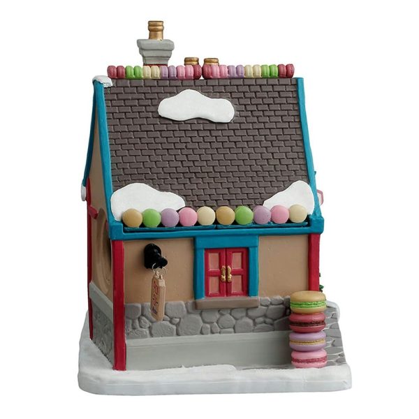 Boutique dei Macarons Madeline's Macaroons H 17 cm Edificio Illuminato Lemax - 45246 - immagine 3