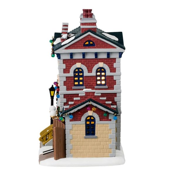 Distretto di Polizia Precinct 12 Police H 20 cm Edificio Illuminato Lemax - 45249 - immagine 2