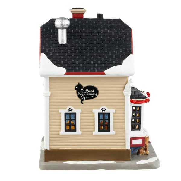 Toelettatura per Gatti Coco's Cat Grooming Spa H 19 cm Edificio Illuminato Lemax - 45259 - immagine 2