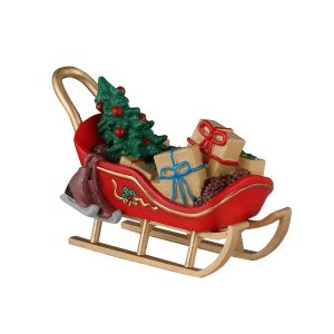 Slitta con Regali Vintage Christmas H 5 cm Accessorio Lemax - 44337