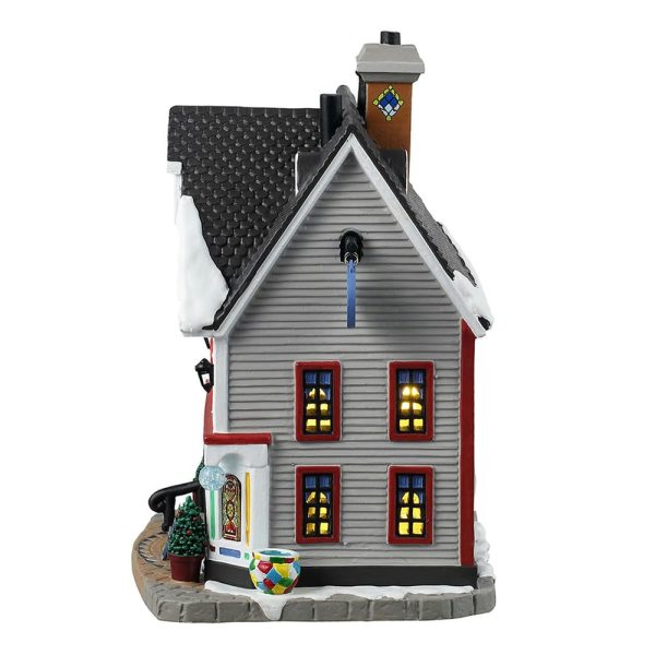 Bottega del Vetraio Glassworks H 22 cm Edificio Illuminato Lemax - 45245 - immagine 2