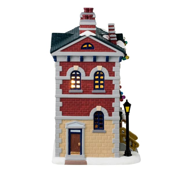 Distretto di Polizia Precinct 12 Police H 20 cm Edificio Illuminato Lemax - 45249 - immagine 3