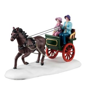 Giro in Carrozza Winter Carriage Ride H 8 cm Lemax - 43711