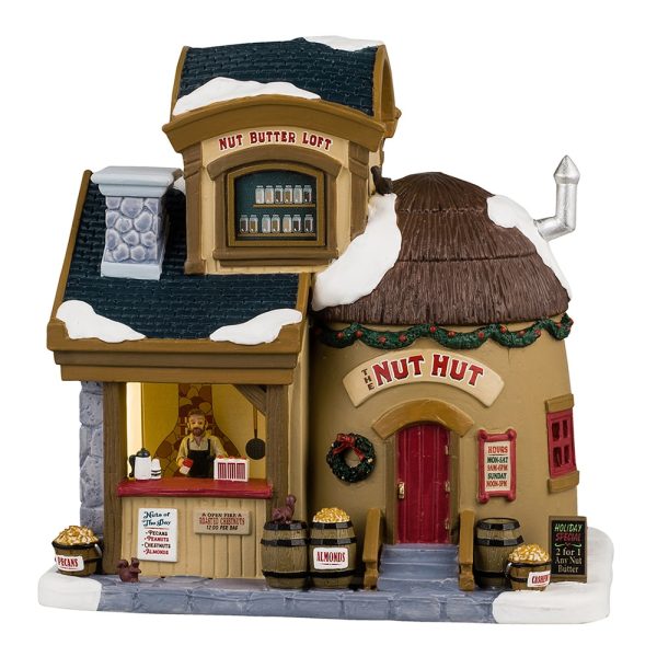 Il Rifugio delle Nocciole The Nut Hut H 18 cm Edificio Illuminato Lemax - 45254