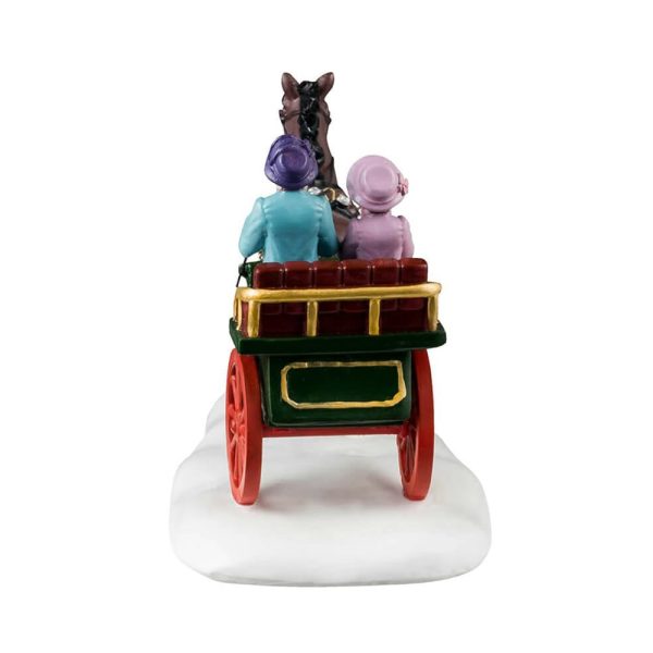 Giro in Carrozza Winter Carriage Ride H 8 cm Lemax - 43711 - immagine 2