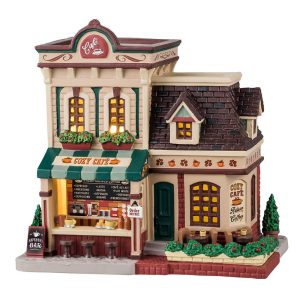 Caffetteria Cozy Cafè H 17 cm Edificio Illuminato Lemax - 45257