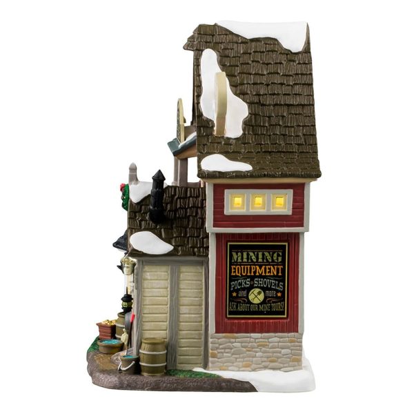 Miniera Lazy Gorge Gems & Gold Mine H 21 cm Edificio Illuminato Lemax - 45233 - immagine 2