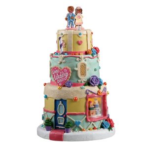 Laboratorio di Torte da Sposa Wendy's Wedding Cake H 23 cm Edificio Illuminato Lemax - 35095