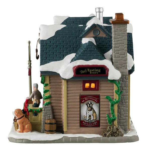 Distilleria St. Bernard's Brewery & Distillery H 14 cm Edificio Illuminato Lemax - 45234 - immagine 2