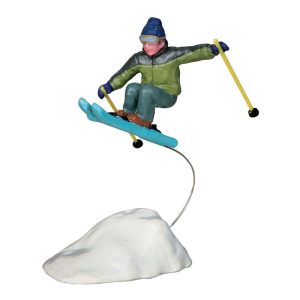 Acrobazie sulla Neve Catching Air H 10 cm Personaggio Lemax - 22046