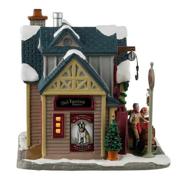Distilleria St. Bernard's Brewery & Distillery H 14 cm Edificio Illuminato Lemax - 45234 - immagine 3