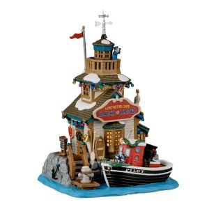 Porto Northstar Cape Harbor Master House H 25 cm Edificio Illuminato Lemax - 45236