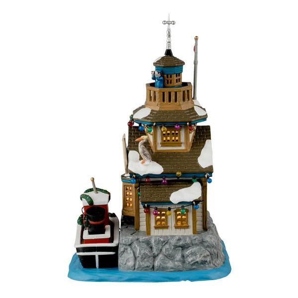 Porto Northstar Cape Harbor Master House H 25 cm Edificio Illuminato Lemax - 45236 - immagine 2
