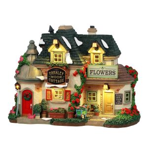 Fiorista Farnley Moor Cottage H 15 cm Edificio Illuminato Lemax - 45237