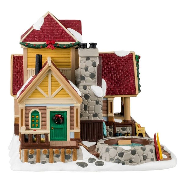Resort Sunny Spring Lodge H 18 cm Edificio Illuminato Lemax - 45229 - immagine 3