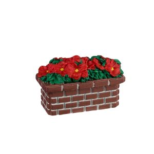 Fioriera Poinsettia Planter H 4 cm Accessorio Lemax - 44336