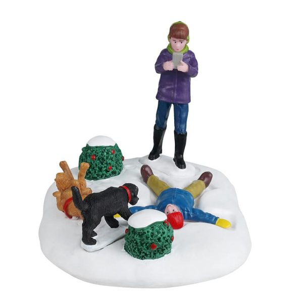Angelo di Neve a Quattro Zampe Snow Angel's Best Friend H 7 cm Lemax - 43715 - immagine 3