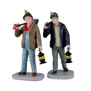 Minatori Miners H 7 cm, set da 2 Pezzi Personaggio Lemax - 22127
