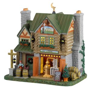 Distilleria Spruce Mountain Distillery & Moonshine H 17 cm Edificio Illuminato Lemax - 35076