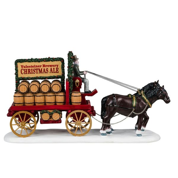 Carrozza con Barili Christmas Ale Delivery H 13 cm Lemax - 43710 - immagine 2