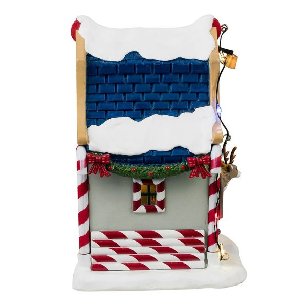 Casetta della Renna Blitzen's Den H 13 cm Edificio Illuminato Lemax - 44334 - immagine 3